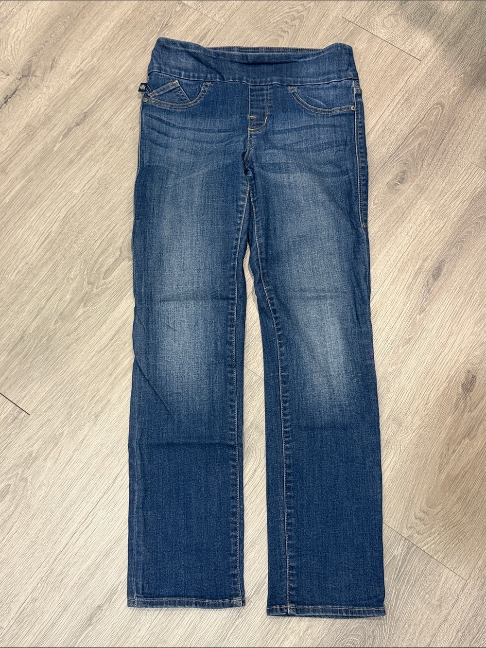 Rock & Republic Women's Denim Rx Fever Pull-on Bootcut Straight Leg Jean Size 10